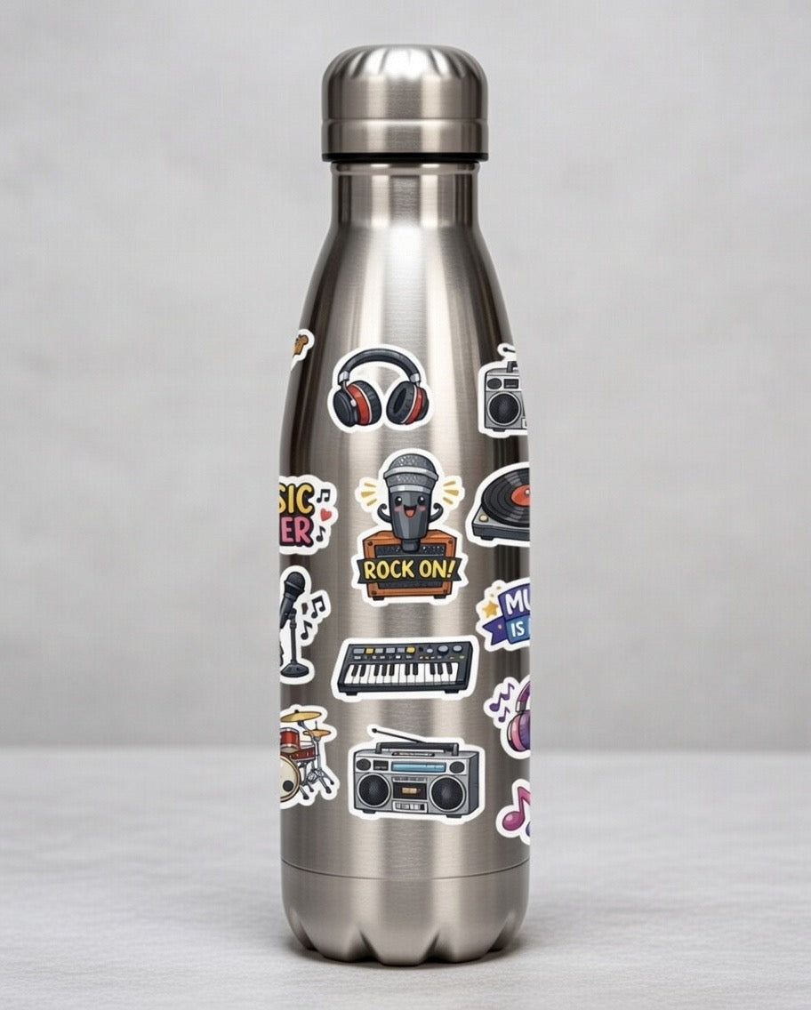 Music style sticker sheet (2pc)