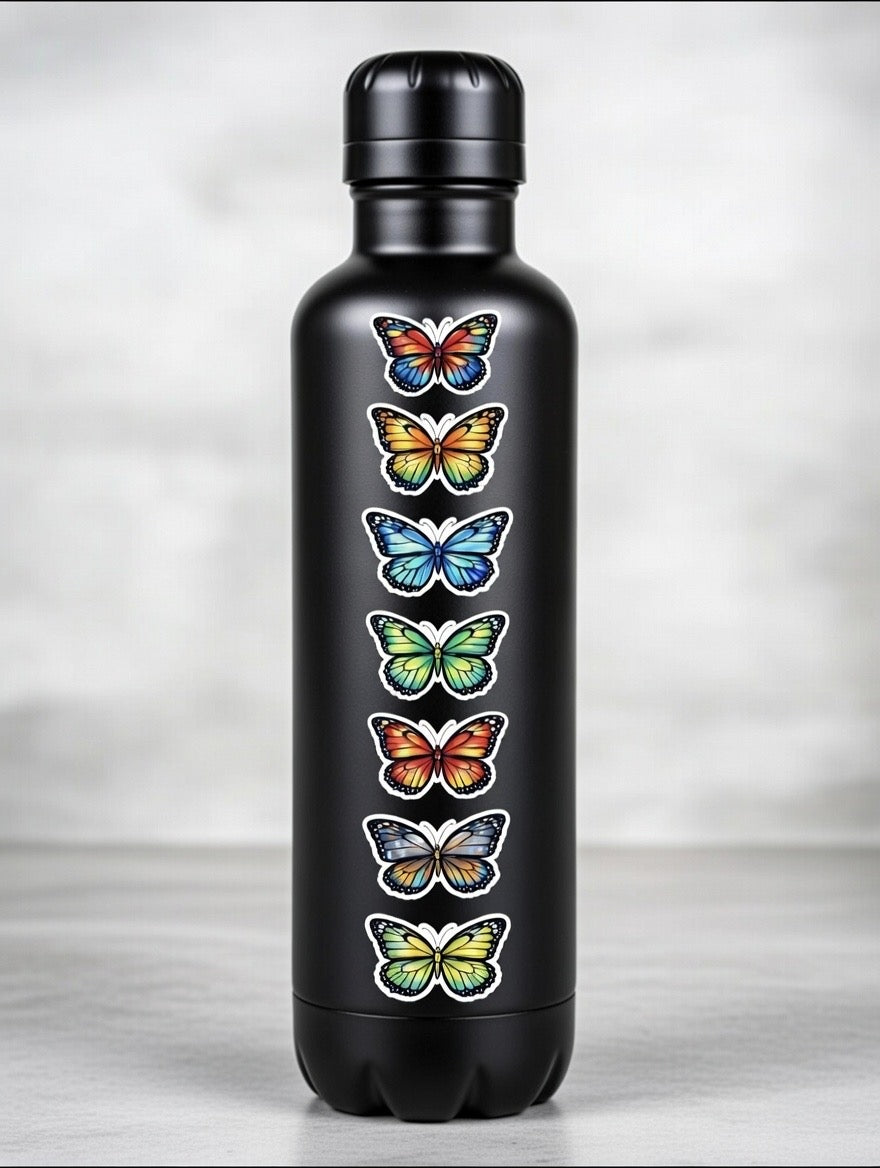 Butterfly sticker sheet (2pc)