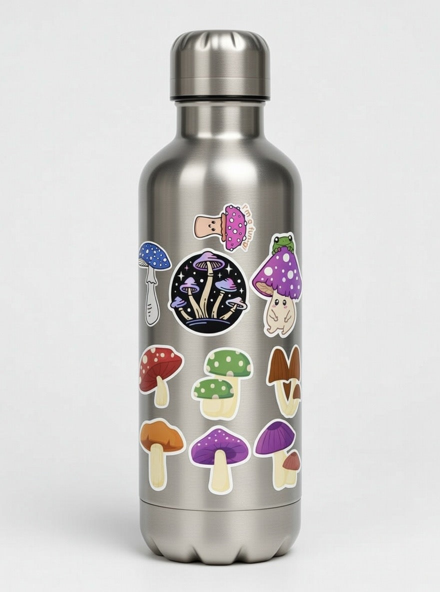 Mushroom sticker set (2pc)
