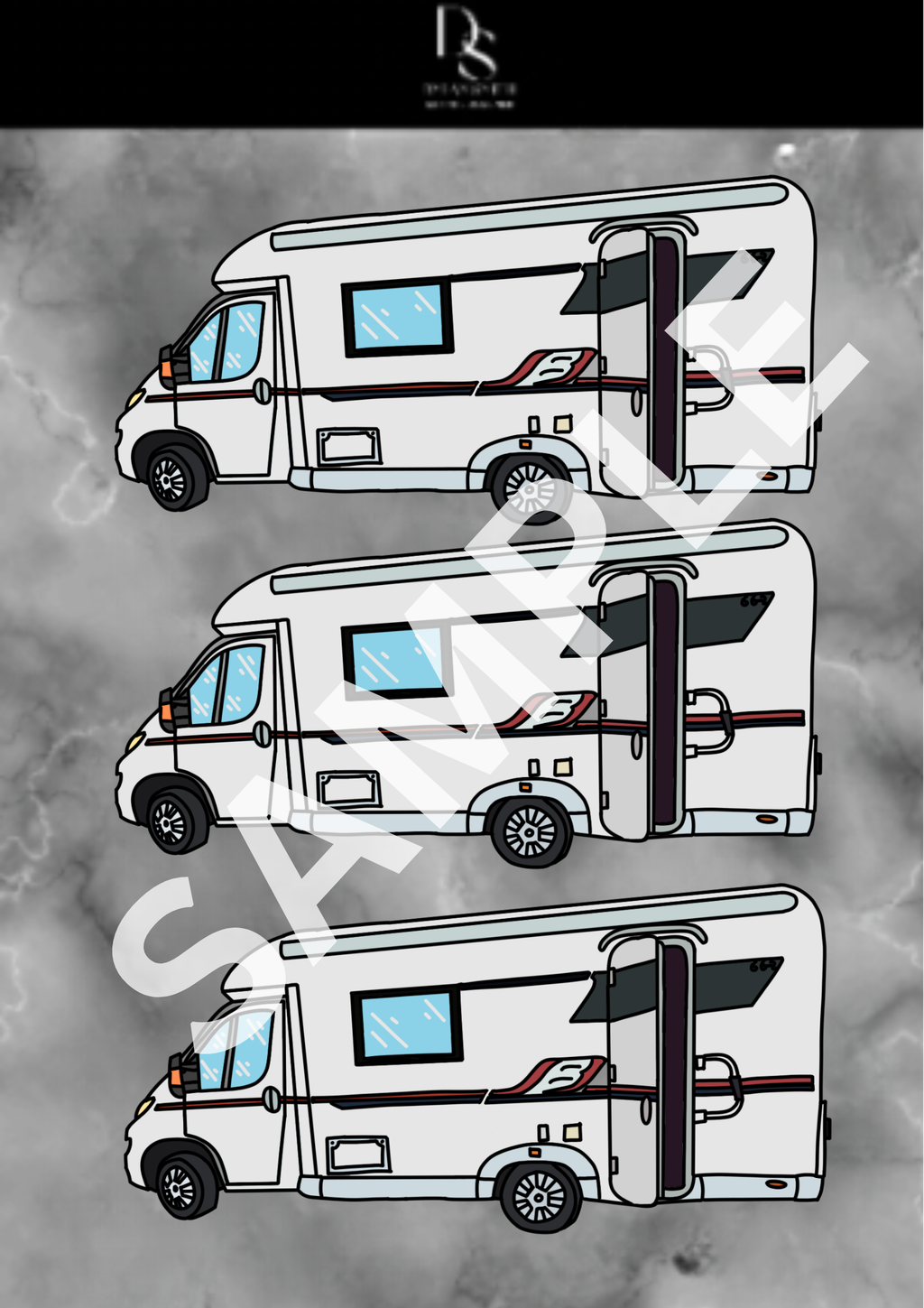 Custom stickers (1-10 stickers per page)