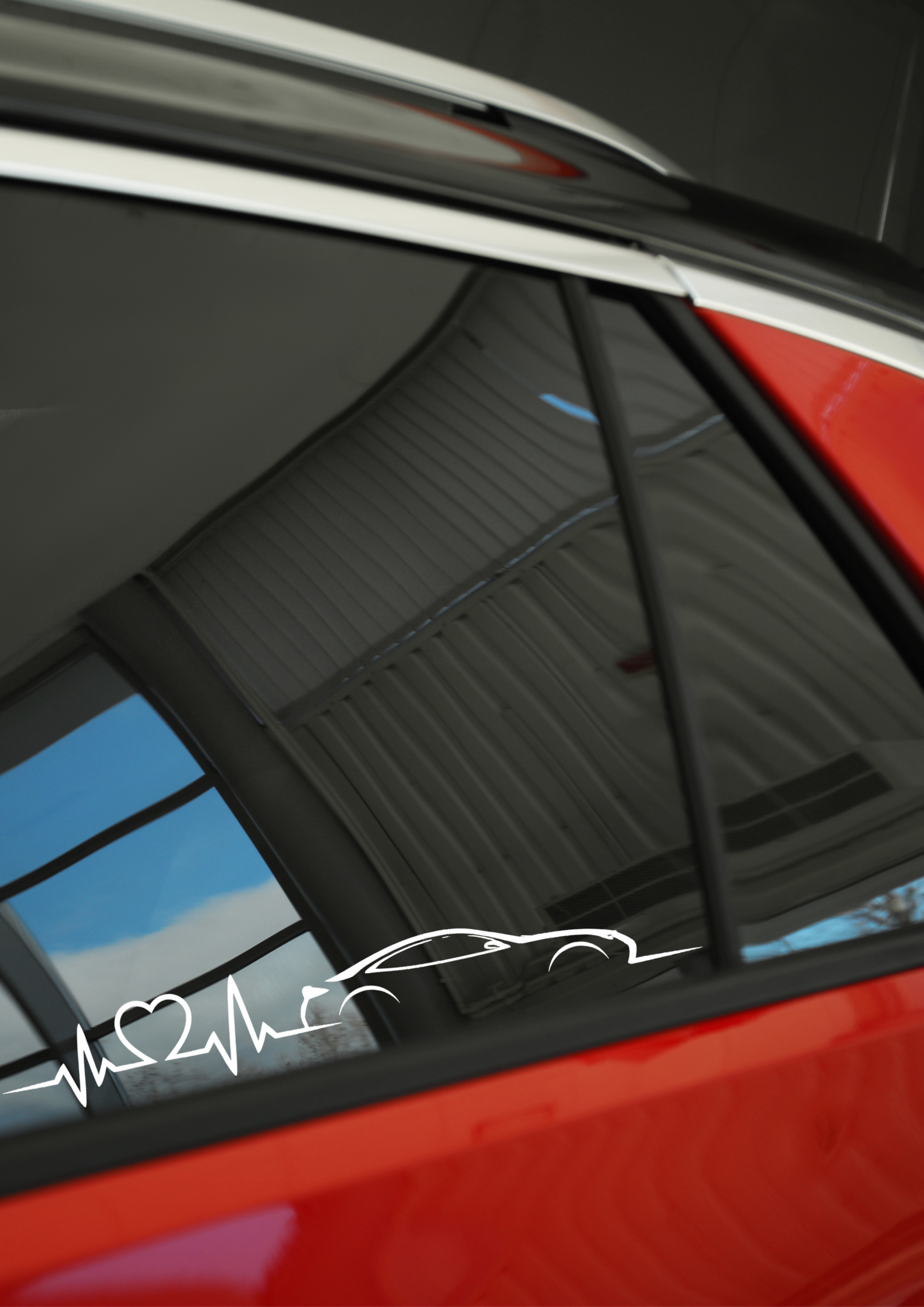 Heart Vinyl car decal